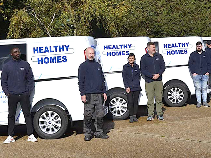 HealthyHomes indoor environmental assessment for Awaab's Law compliance